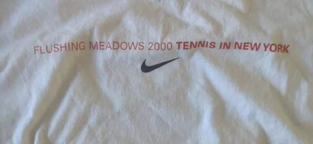 Nike Tennis Long sleeve Shirt Size XL Flushing Meadows 2000 US Open 2