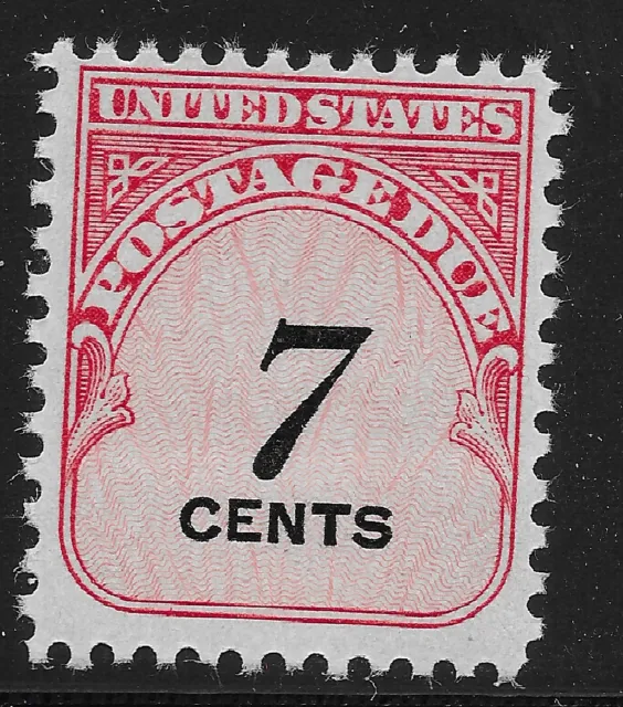 US Scott #J95, Single 1959 Postage Due 7c FVF MNH