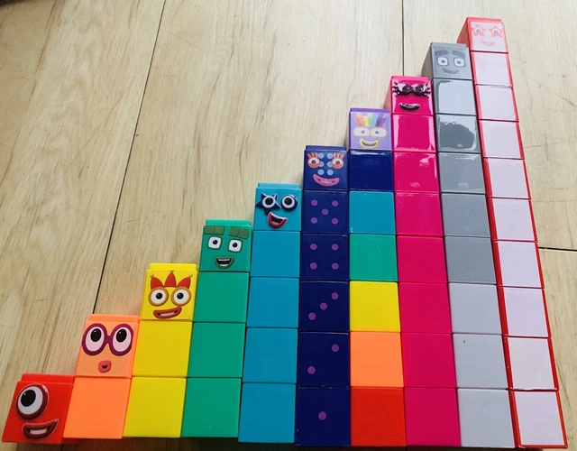 NUMBERBLOCKS CBEEBIES BLOCKS 1-10 Boxed - Early Yrs Eyfs Ks1 Maths ...