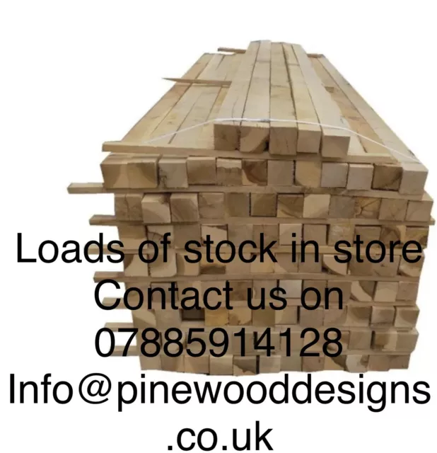 3x3 Oak Posts 75mm X 75mm 2.4m Lengths £15 Each