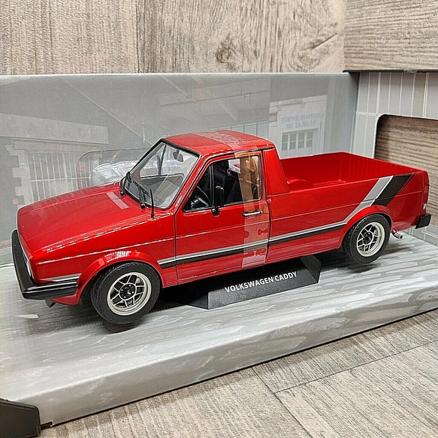 Voiture Solido Vw Caddy Mk1 Red Custom 1982 1:18 Neuf Boite