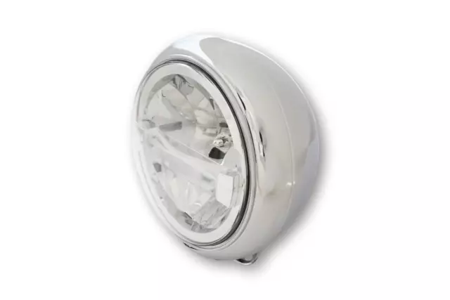 Highsider 7 Pulgadas Faros LED Hd-Style Tipo 4 Cromo