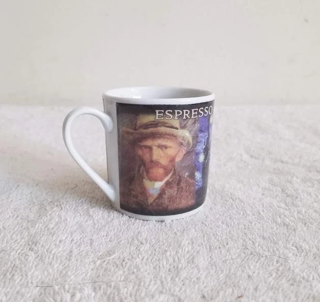 Gogh Gear Demitasse Espresso Cup Van Gogh Vodka Mini Coffee 3 0z