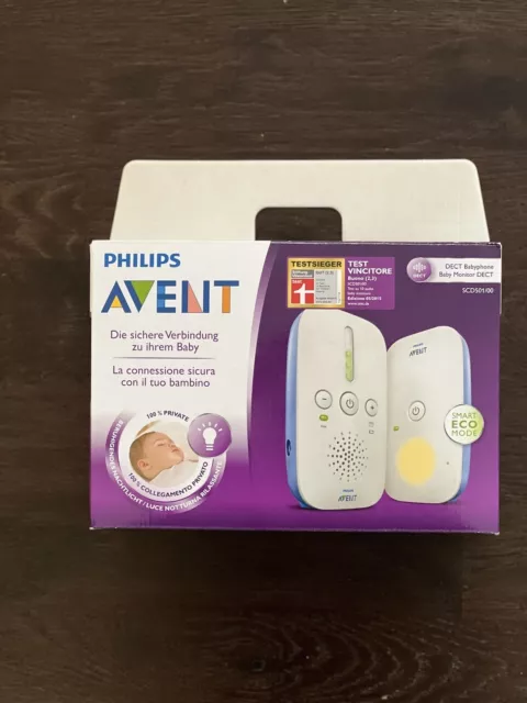 philips avent scd501/00 dect babyphone