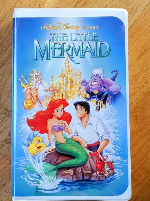 BANNED / RARE / MINT+ CONDITION 1990 Walt Disney's "The Little Mermaid" 913 VHS