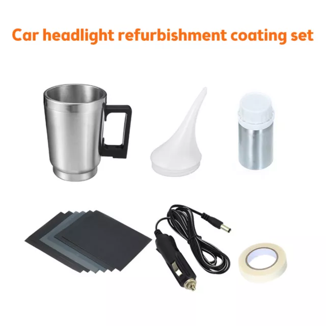 Headlight Restoration Repair Kit Liquid Polymer Chemical Polishing Car Set Tool