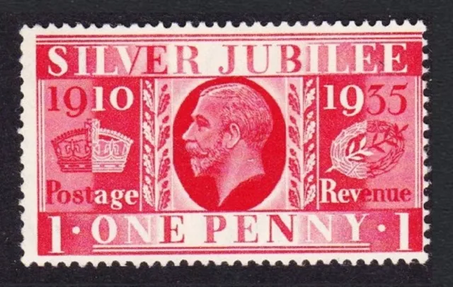 Great Britain George V Silver Jubilee One Penny Def 1935 MNH SG#454