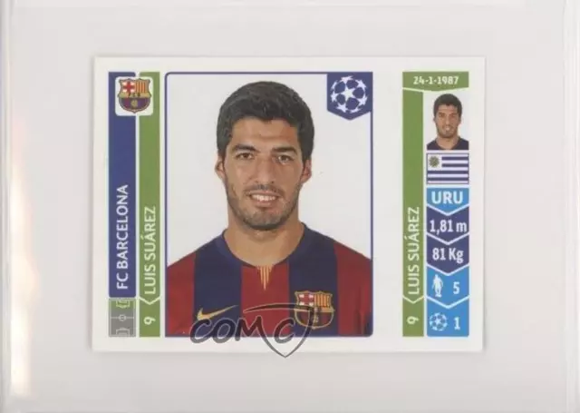 2014-15 Panini UEFA Champions League Stickers Luis Suarez #425