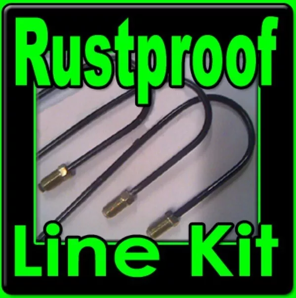 Rustproof Brake line kit for 2003-06 Tahoe Yukon Cadillac Escalade SUV