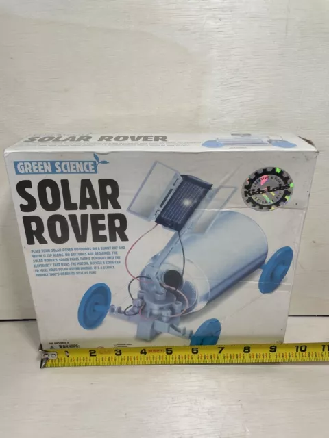 Green Science Solar Rover KidzLabs Fun Science Project by Toysmith New Sealed 3