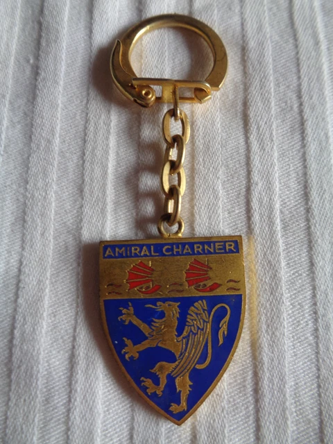 PORTE CLÉ BOURBON Blason Colbert Couleuvre Rare EUR 39,00 - FR
