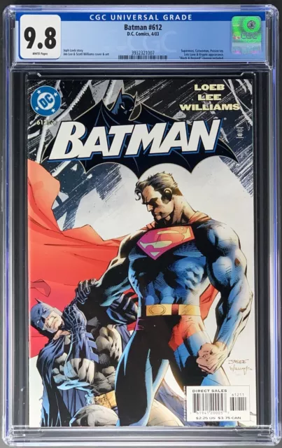 Batman #612 1st Print CGC 9.8 Jim Lee Cover & Art - Hush Superman Catwoman