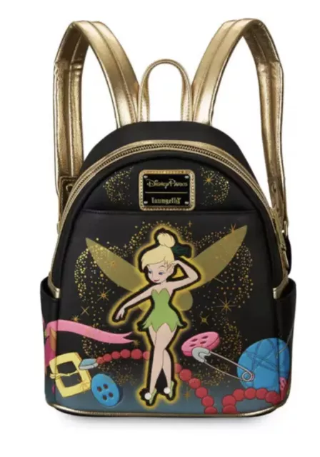 Disney Parks TinkerBell Tinker Bell Loungefly Backpack Peter Pan New Wdw