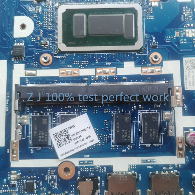 FOR LENOVO 32015ISK 32017ISK Laptop Motherboard With i36006u CPU 4GB