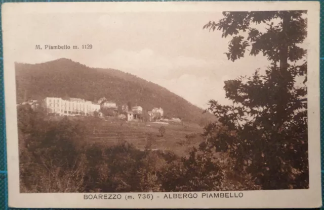 Cartolina Scritta Nel 1934 Ma Nvgt: Varese - Boarezzo - Albergo Piambello