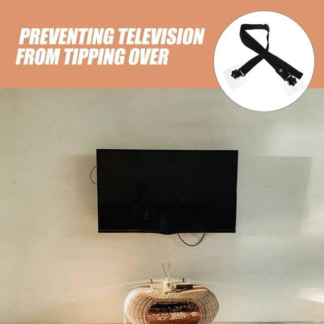 1 Set TV Safety Strap Furniture and TV Wall Anchor Television Anti Tip Straps 3