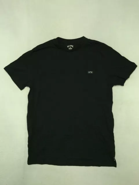 Billabong Size M Cotton Basic Pocket T-Shirt Adult Black Tee Casual