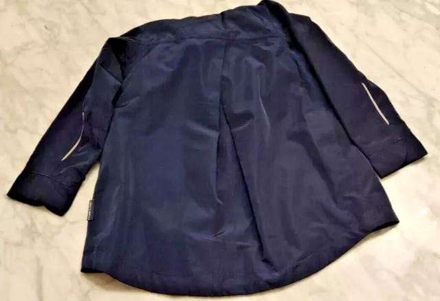 Unisex Polarn O Pyret Navy Blue Rain Jacket Coat 3-4 104cm Years P.O.P 3