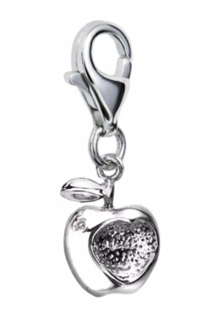 Hot Diamonds Bracelet Charm Apple Sterling Silver Diamond New