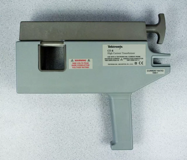 Tektronix CT-4 20MHz 1000:1 20:1 Current Clamp Transformer for A6302/P6021 Probe
