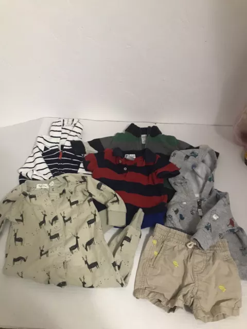 Baby Boy Clothes Lot of 6 Size 3-6 Months