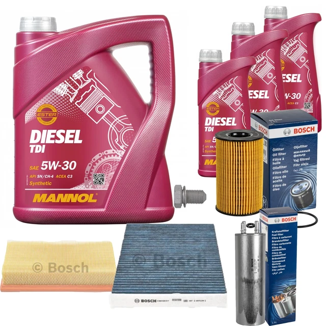 Produktbild von Filter Set Inspektionspaket 8 Liter MANNOL Motoröl Diesel TDI