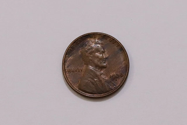 Usa Lincoln Cent 1936 S Sharp Details B30 #9669