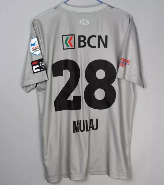 Neuchatel Xamax Match Worn Issue 2017/2018 Away Football Shirt Jersey Mulaj #28