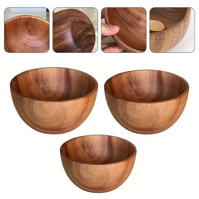Saladier 25 cm multicolore en bois | Maisons du Monde