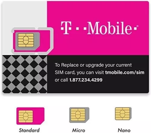 4x USA T-Mobile Prepaid Sim Karte Urlaub Kanada/Mexiko/Amerika