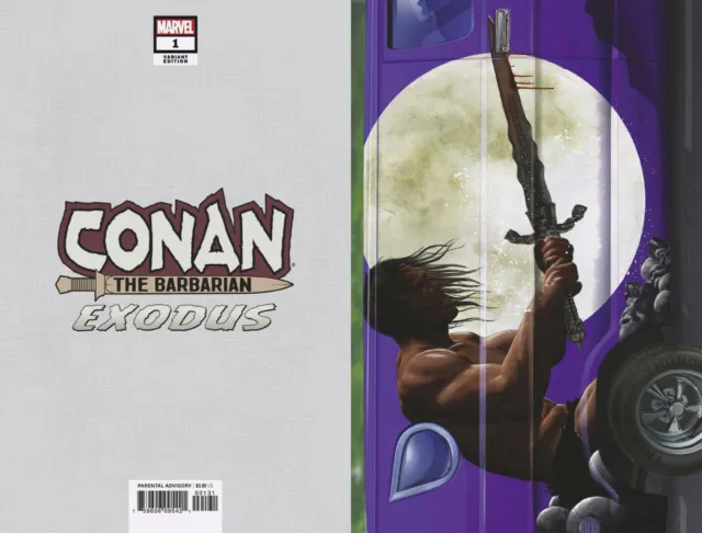Conan The Barbarian Exodus #1 Horn Van Variant Marvel Comics