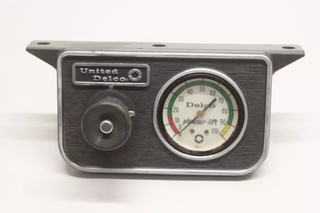 NOS 1960's Accessory Delco Pleasur-Lift Air Shock Under Dash Regulator Valve