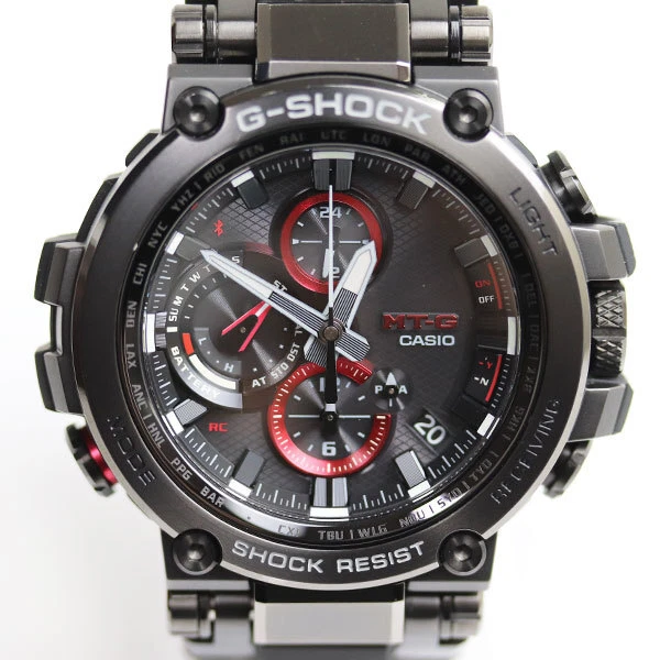 CASIO MT G Bluetooth Radio Watch Solar MTG B1000B 1AJF Men s Used Beauty