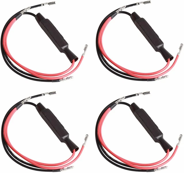 4 Résistances Flashes Indicateurs Direction Clignotants Scooter Moto LED 12V 10W