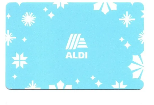 Aldi Winter Snowflakes Gift Card No $ Value Collectible