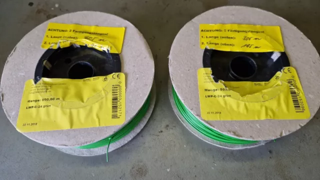 Kupferschaltlitze 0,22mm²  500m grün Litze Kabel Modellbau Modelleisenbahn