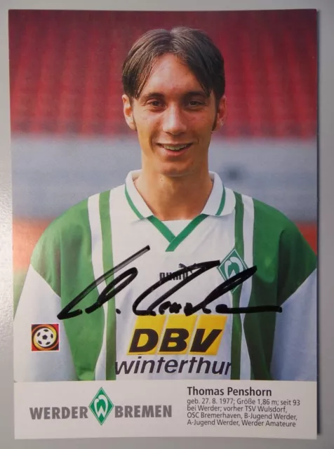 Thomas Penshorn Autogramm | SV Werder Bremen