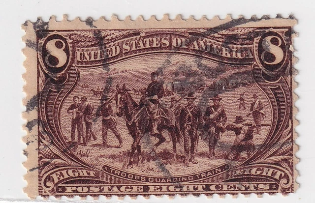 USA stamps - 1898 Trans-Mississippi Exposition Issue 8C_Cancel Study: Oval x2