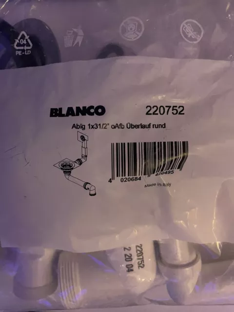 BLANCO Hohlschraube M12x1,75 Länge = 36 mm für Ablaufgarnitur dessen  Siebkörbchen 125549