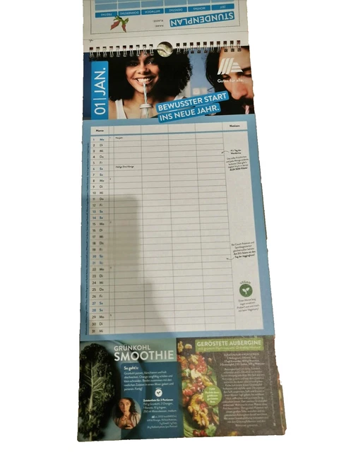 ALDI KALENDER 2024, Wadkalender, Zeitplaner, Familienplaner EUR 3,00