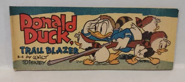 Donald Duck Trail Blazer #B-6 (1950) Disney General Mills Mini Comic