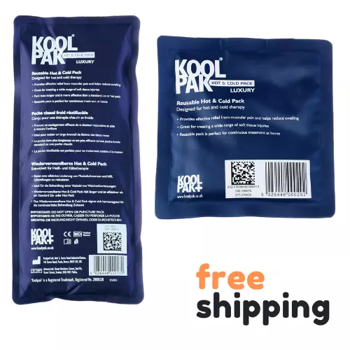 Koolpak Reusable Hot/Cold Sports Ice Gel Pack First Aid Sprains Pain Relief