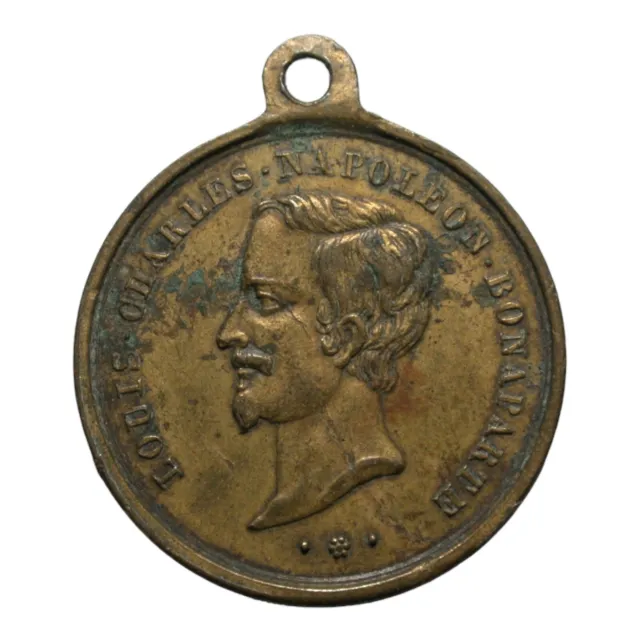 France 1848 Louis Charles Napoleon Bonaparte 24mm Medal