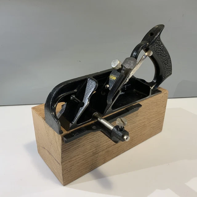 STANLEY NO 78 REBATE BLOCK PLANE WITH FENCE & DEPTH STOP MADE IN ...