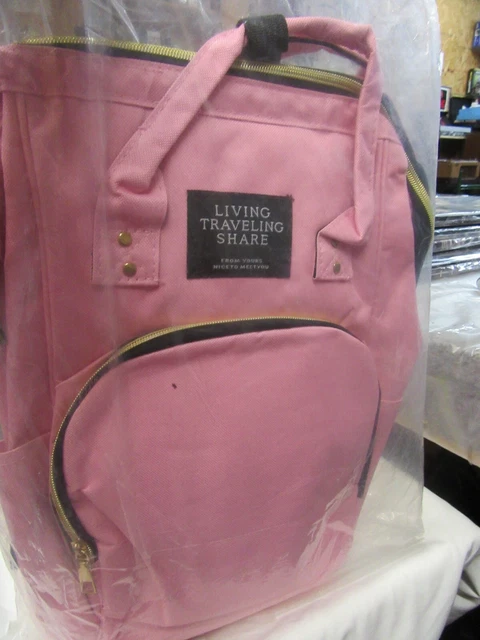 Living Traveling Share Baby Diaper Bag Multi-Function Travel Waterproof Backpack 6