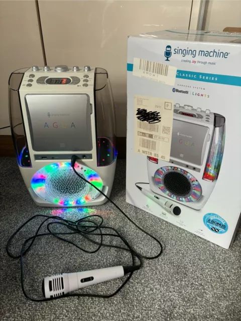 Agua Singing Machine Karaoke System And CD Player