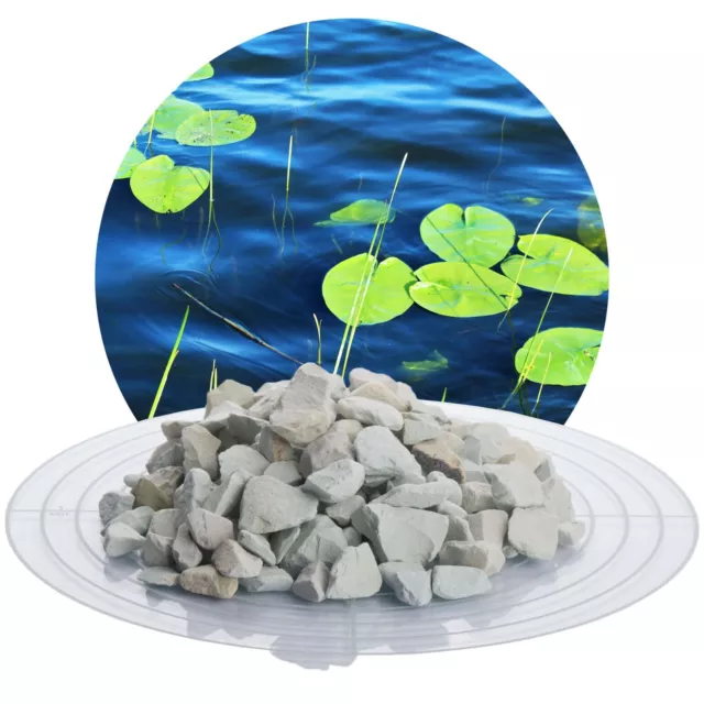 Zeolith-Aqua 25 kg Filtermaterial Phosphatbinder Zeolit Koi Garten Teich Pool