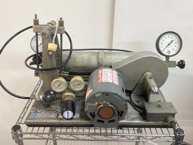 Parr Hydrogenator Model: 3911EA - Hydrogenation Apparatus with Gauges