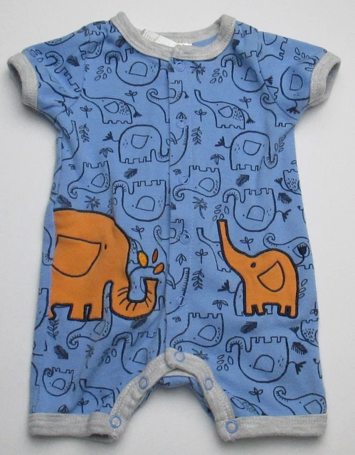 Infant Baby Boys 0-3 Months CJP Baby Elephant Outfit
