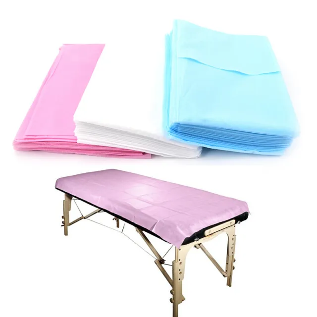 10PC Waterproof Beauty Bed Massage Table Couch Cover Non-Woven Sheet 180*80cm ^^